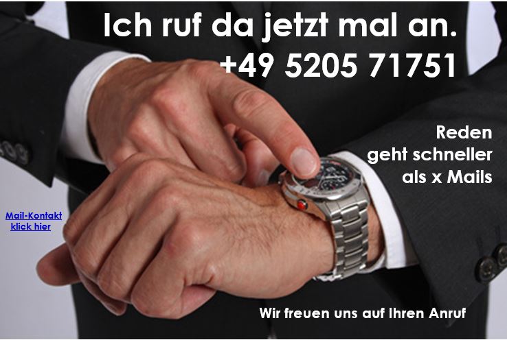 Wenn Sie lieber eine Mail senden möchten, klicken Sie auf Mail-Kontakt