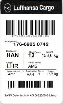 Air-Freight-Label perfekt drucken.