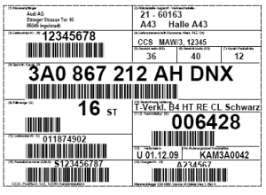 Avery 64_08 VDA-Label