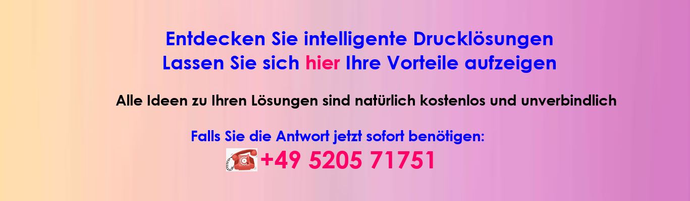 Haben Sie Ihre Druckerauswahl für ein Kauf- oder Leasing-Angebot getroffen ?