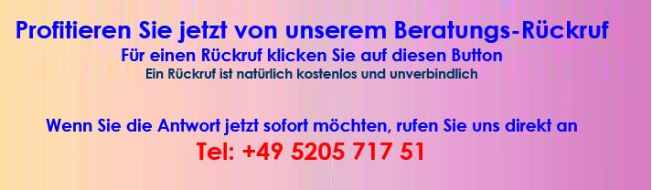 Profitieren Sie jetzt von unserem Beratungs-Rückruf