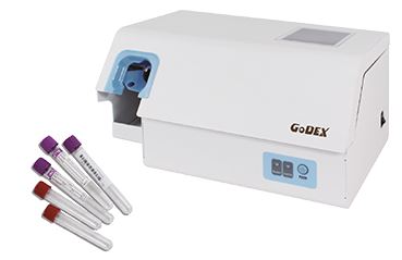 GTL100-Labor-Etikettendrucker beschriften Ihre Blutproben-Etiketten und etikettieren automatisch.