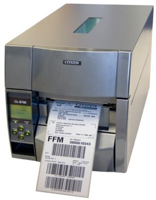 Citizen CL-S703 III Etikettendrucker mit 300 dpi.