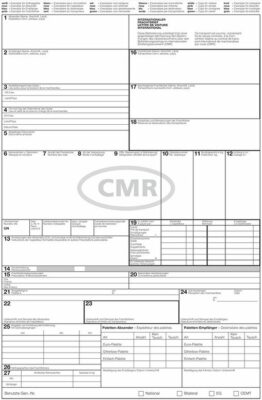 CMR-Drucker für Frachtbriefe mit 1 - 9 Kopien.