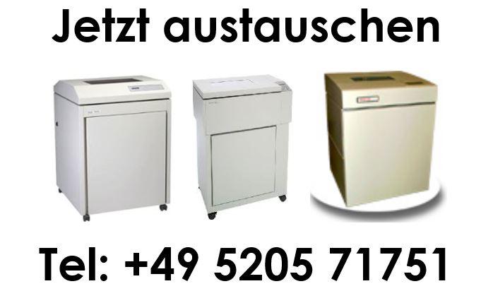 DEC-Zeilenmatrix-Drucker LG series, LGL06, LGL12, LGe06, LGe12, LGi12, LGi15, LG18i  sind Hammerbankdrucker / Zeilendrucker / Lineprinter