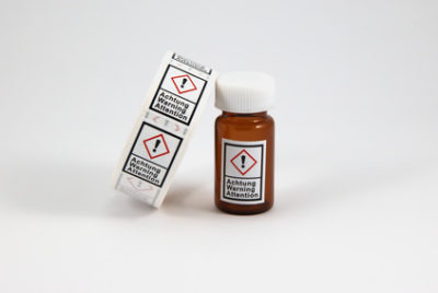 Desinfektionsmittel-Etiketten drucken