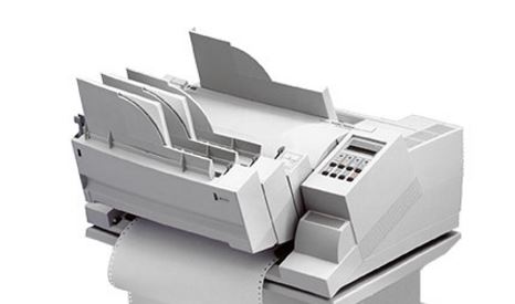 Einzelblatt-Drucker als Matrixdrucker, kombiniert mit einer Endlos-Zufuhr