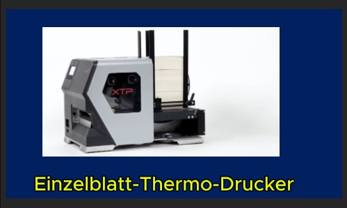 Einzelblatt-Thermodrucker als Thermodirekt- und Thermotransferdrucker