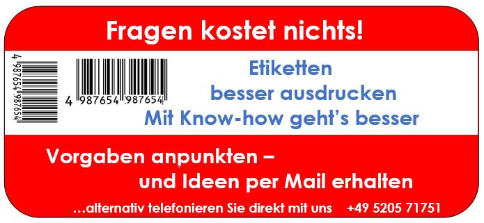 Nur Vorgaben anklicken und Antworten per Mail erhalten