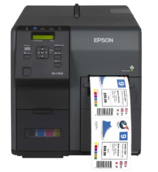 Inkjet-Drucker TM C7500 sind die schnelle Lösung für farbige Etiketten.