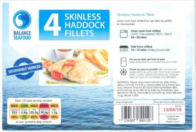 Fisch-Etikett Druck auf Glossy-Etiketten