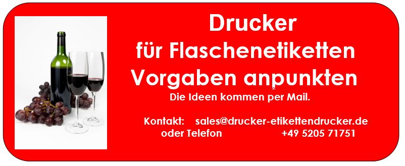 Weinetiketten-Drucker für professionelle Ausdrucke