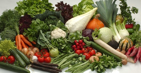 Gemüse und andere Produkte auszeichnen