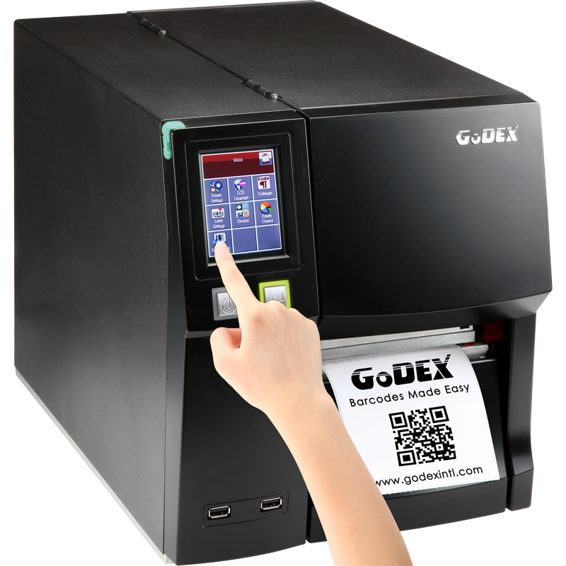 ZX1300i Thermotransferdrucker mit 300 dpi für den Etikettendruck aus Mac ®