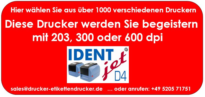 IDENTjet D4 werden Sie begeistern