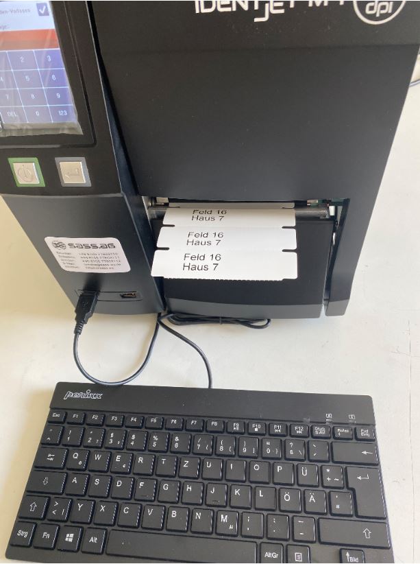 IDENTjet M4 druckt auch ohne PC