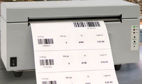 IDENTjet DT-12 beim Barcode-Druck