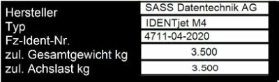 Individuelle Typenschilder + Drucker, Etiketten und Druckfolien