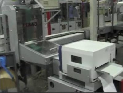 Industrieautomatisierung-Drucker im Zeitungsversand