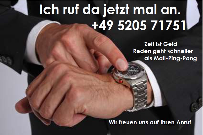 Sprechen Sie doch persönlich mit einem Spezialisten.