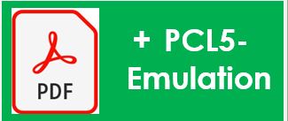 LKW-Drucker mit PCL5-und PDF-Emulation