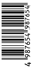 EAN13 gedruckt als Leiter-Barcode
