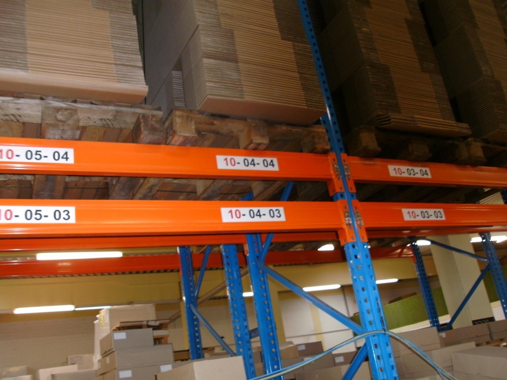 Regal-Etiketten für das Lager drucken