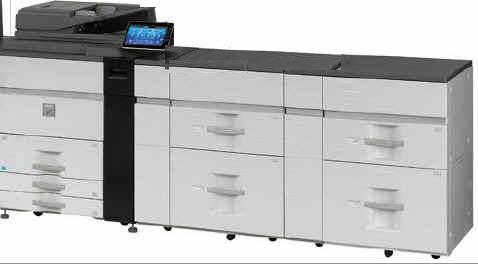 Belegeinleger-Drucker bis zu 120 A4-Seiten/min mit 2 Container