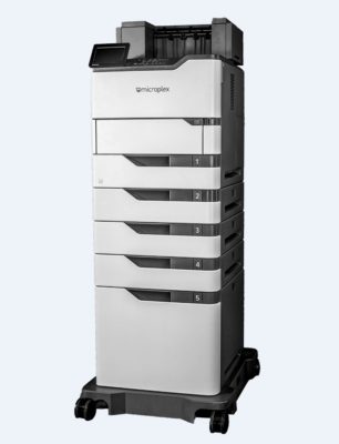Auf Wunsch geben die Systeme die Dokumente Face-down und optional Face-up aus