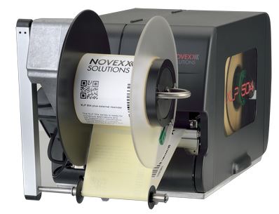 Etikettendrucker mit externem Rewinder