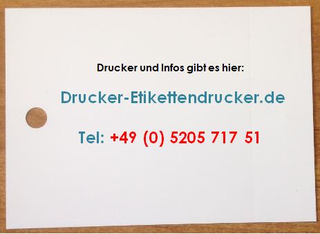 Preiskarten Drucker für Binde-Etiketten für Ihr Hochregallager