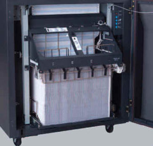 Printronix P7220 mit Shure-Stacker