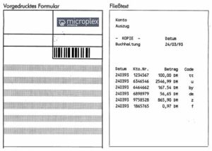 Rechnungsdrucker - an der Programmierung nichts verändern