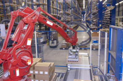 Geräteschilder für Industrie-Roboter
