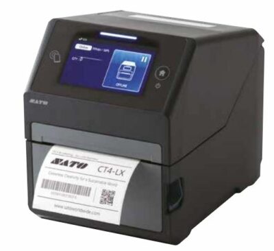 SATO CT4-LX Etikettendrucker mit wenig Platzbedarf