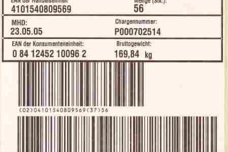 SSCC-Etiketten sind Versand-Label