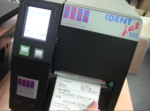 SSCC-Etiketten mit IDENTjet M4 Drucker