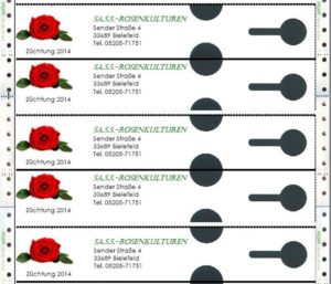 Schlaufenetiketten farbig drucken