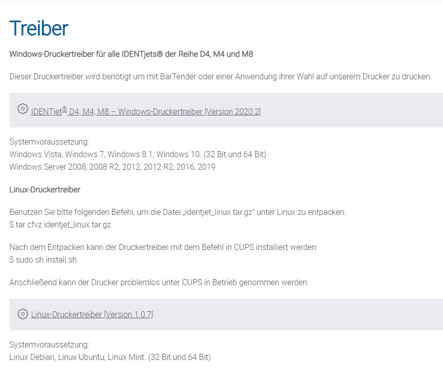 laden Sie den passenden Treiber für Ihr System