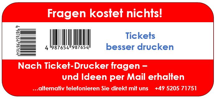 Drucker für Stadion-Tickets