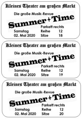 Tickets senkrecht drucken