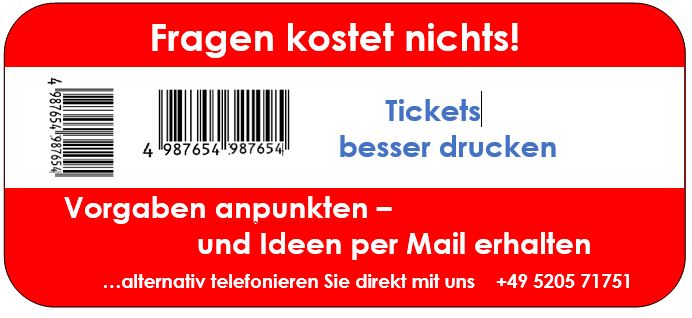 Drucker für Stadion-Tickets