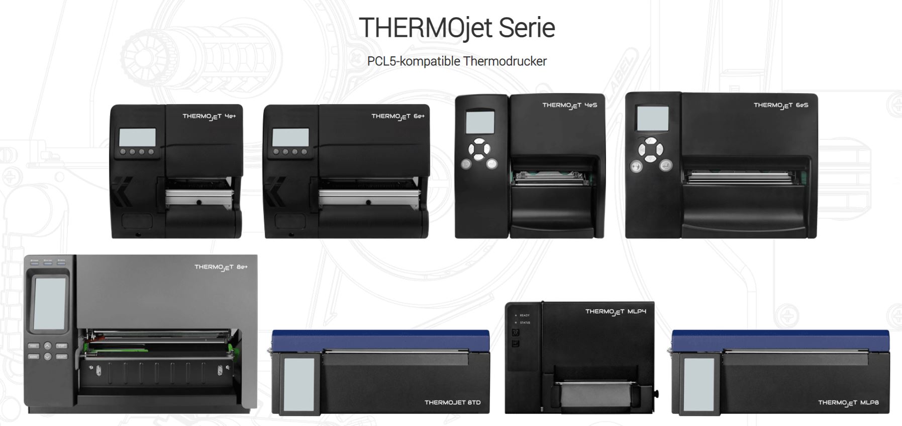 SASS THERMOjet sind Thermodrucker zur Ablösung von Laserdrucker-Anwendungen