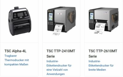 Thermodirekt- und Thermotransfer-Drucker 