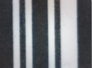 Terminal-Drucker drucken große, breite Barcodes