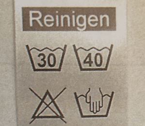 Textil-Aufkleber mit Pflege-Symbolen schnell selbst drucken