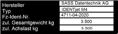 IDENTjet E4 für Typenschilder