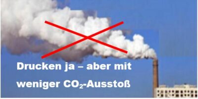 Umweltfreundliche Drucker setzen keine CO2-Emissionen frei