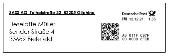 Versandetiketten-Drucker für Post-Etiketten