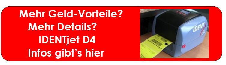 Versandetiketten OHNE Farbband per Thermodirekt-Drucker